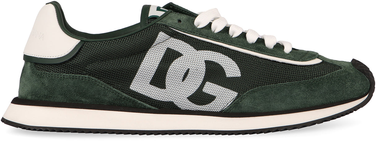 DOLCE & GABBANA Cushioned Leather Low-Top Sneakers