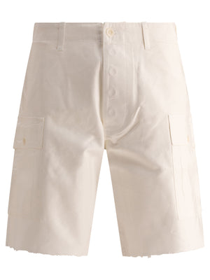 GALLERY DEPT. Foil Cargo Shorts - Regular Fit, Mid Rise