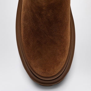 DOLCE & GABBANA Chic Brown Suede Ankle Boots for Women