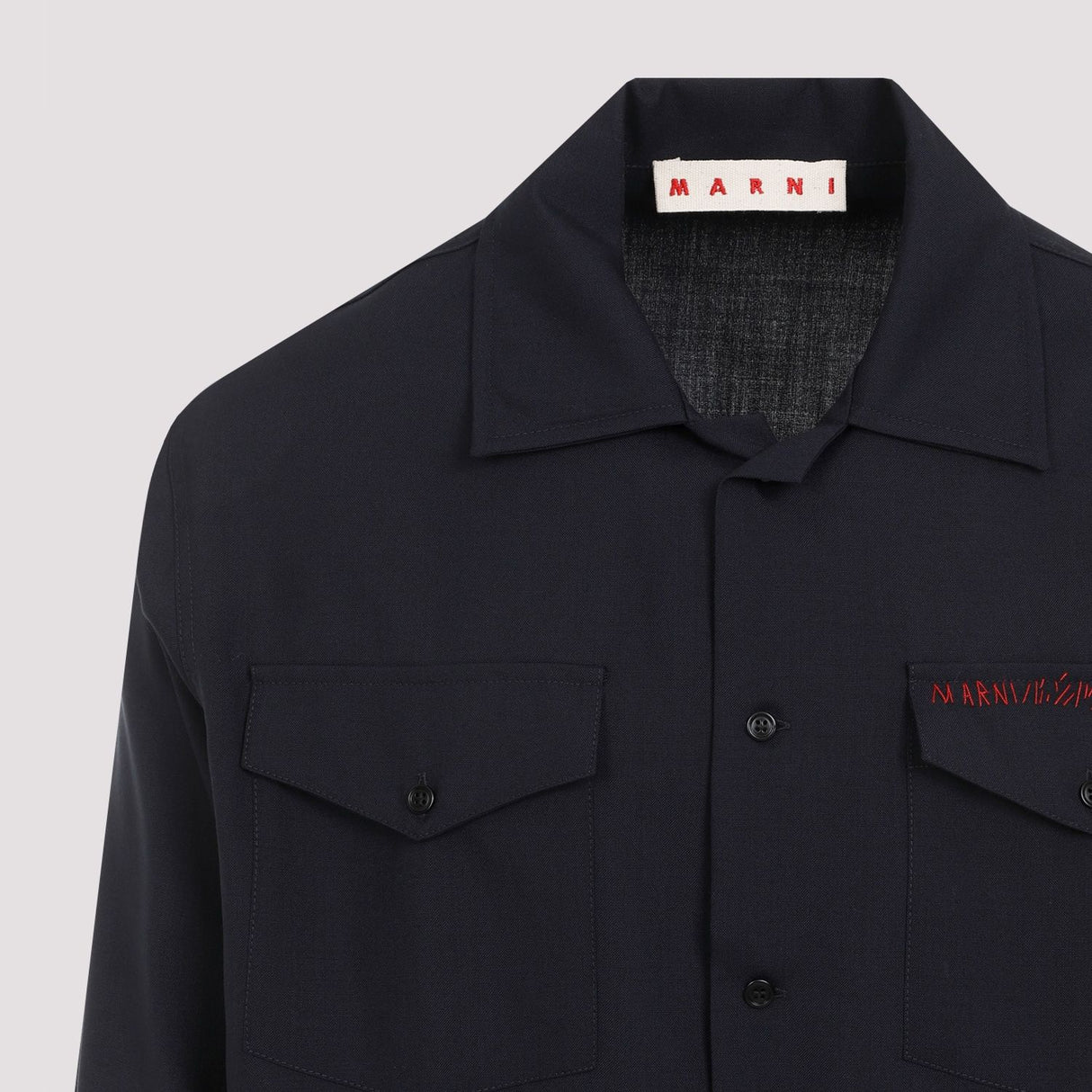 MARNI Luxury Virgin Wool Shirt for Men