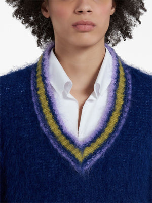 Áo len đan màu Bicolor Pico Nuess Nueter cho phụ nữ