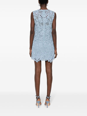 ERMANNO SCERVINO Navy Lace Shift Dress for Women