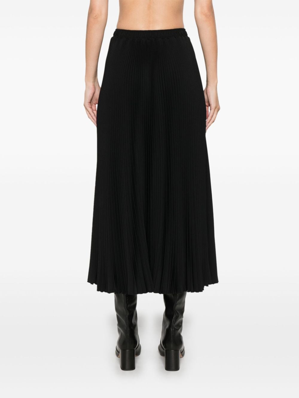 ERMANNO SCERVINO Chic Midi Skirt with Elasticated Waistband