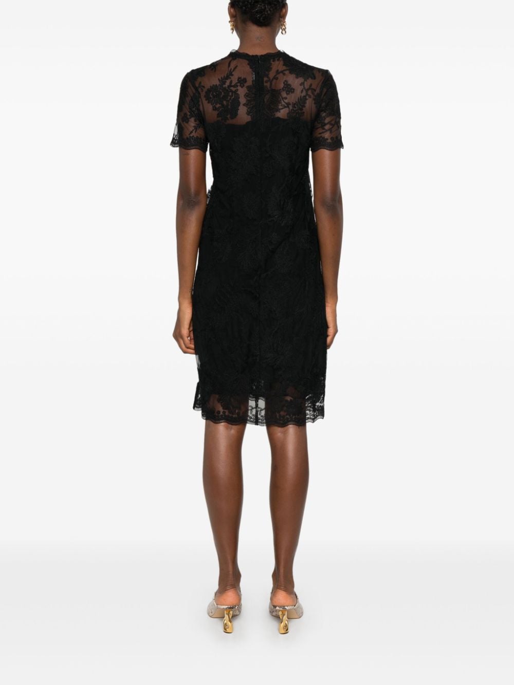 ERMANNO SCERVINO LACE MINI DRESS