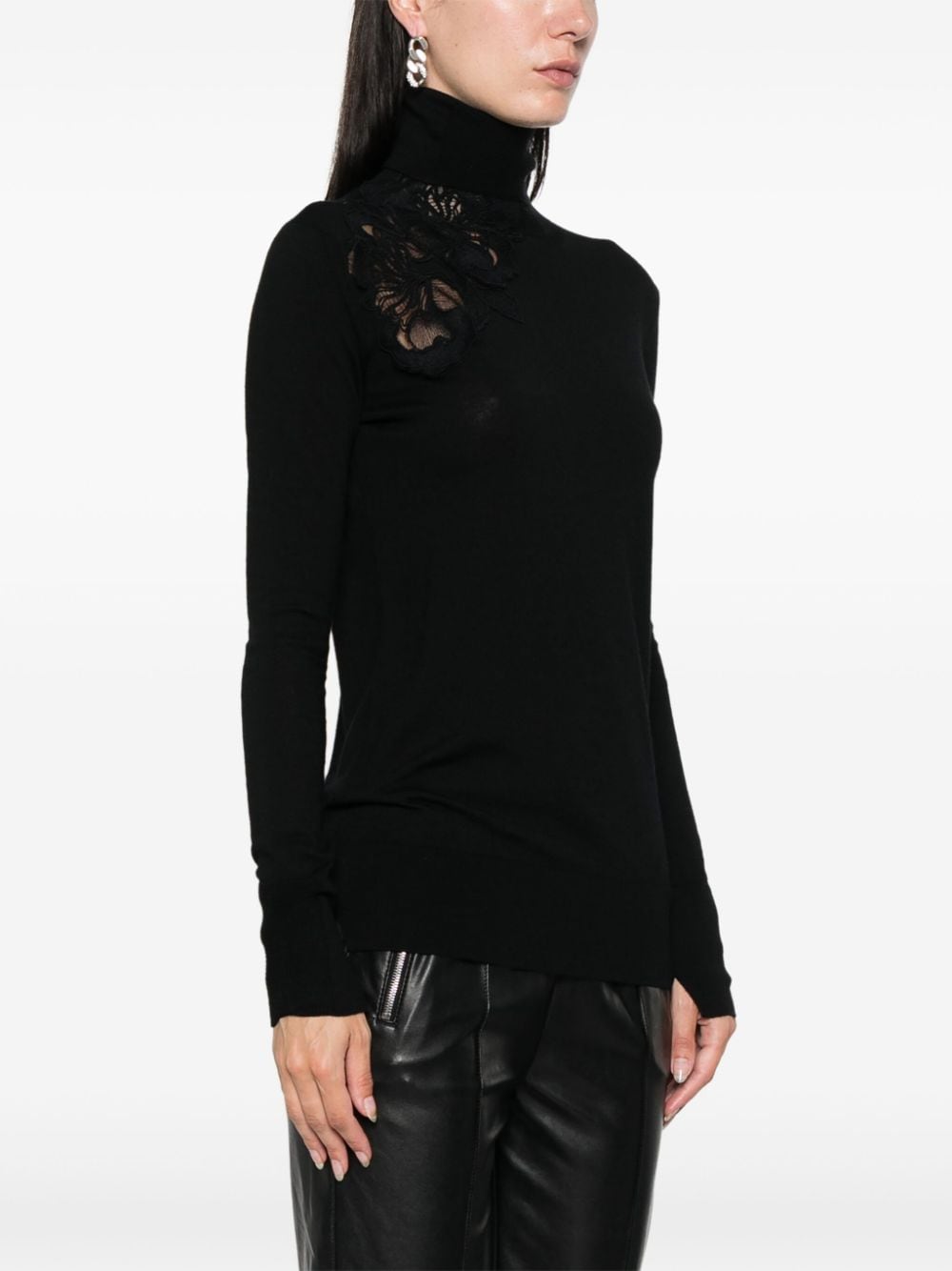 ERMANNO SCERVINO Wool Turtle-Neck Sweater for Women - FW24 Collection