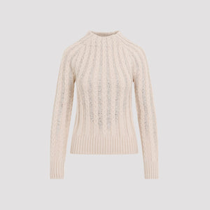 ERMANNO SCERVINO Luxurious Virgin Wool Blend Turtleneck Sweater