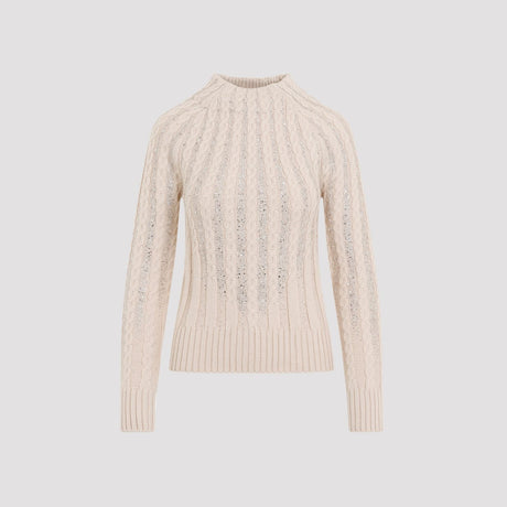 ERMANNO SCERVINO Luxurious Virgin Wool Blend Turtleneck Sweater