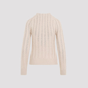 ERMANNO SCERVINO Luxurious Virgin Wool Blend Turtleneck Sweater