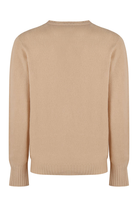 DRUMOHR Luxury Cashmere Sweater for Men - Ribbed Knit Edges