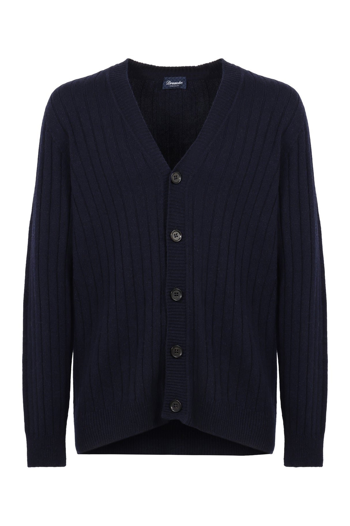 DRUMOHR Elegant Wool and Cashmere Cardigan for Men