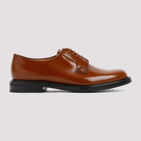 CHURCH'S Brown Leather Derbies for Women