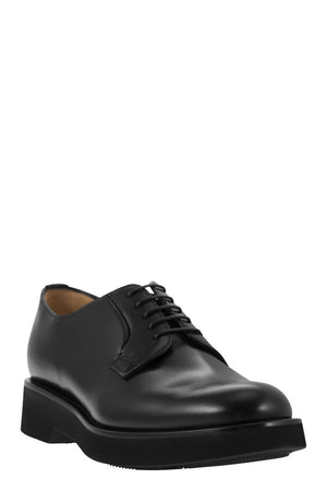 CHURCH'S Black Leather Derby Dress Shoes for Women