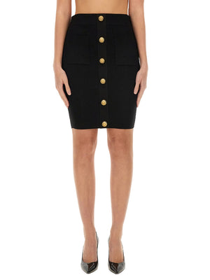 BALMAIN Chic Knit Skirt - Size 38