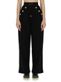 BALMAIN Chic Button-Detail Jogging Pants for Women