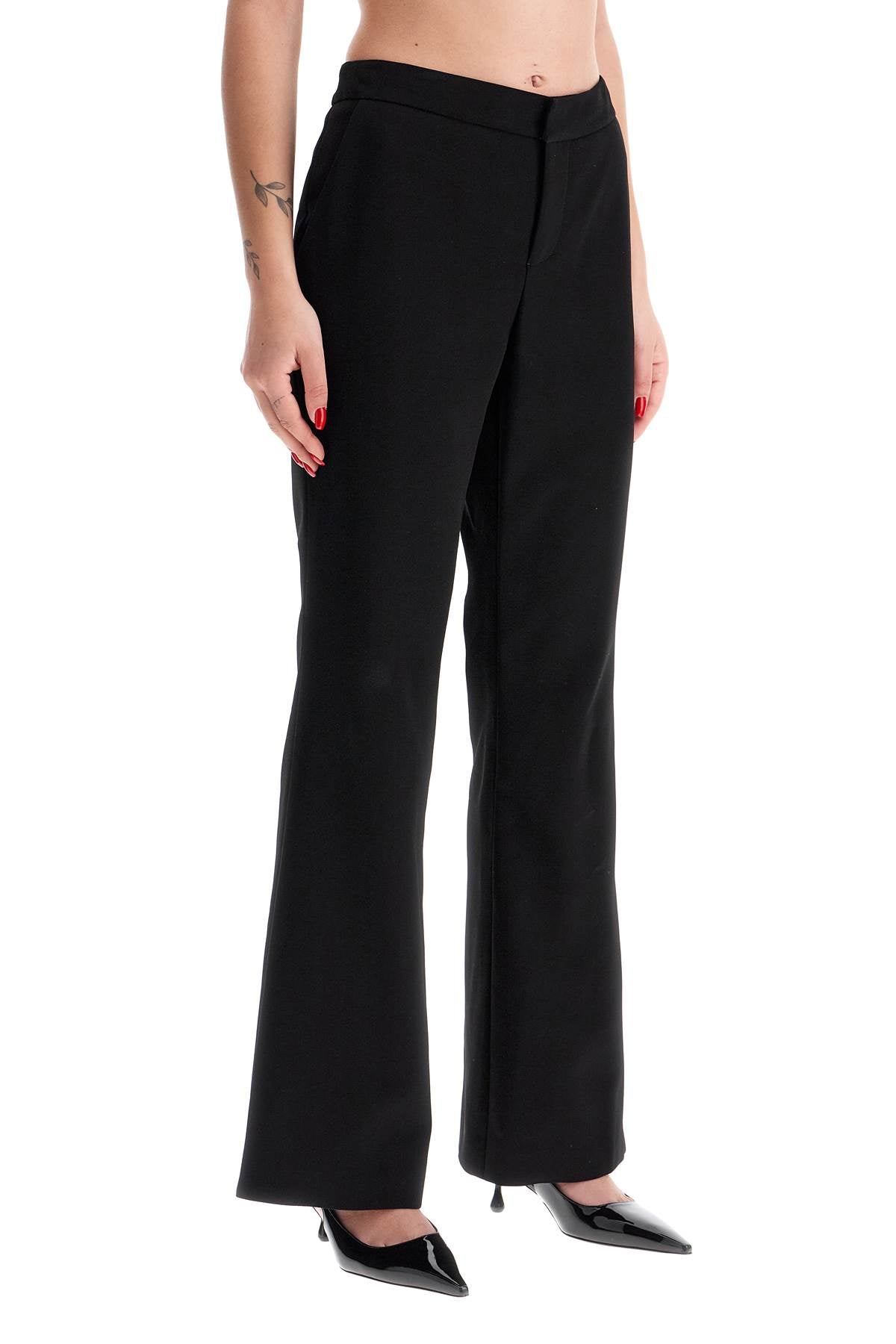 BALMAIN Elegant Bootcut Crepe Pants