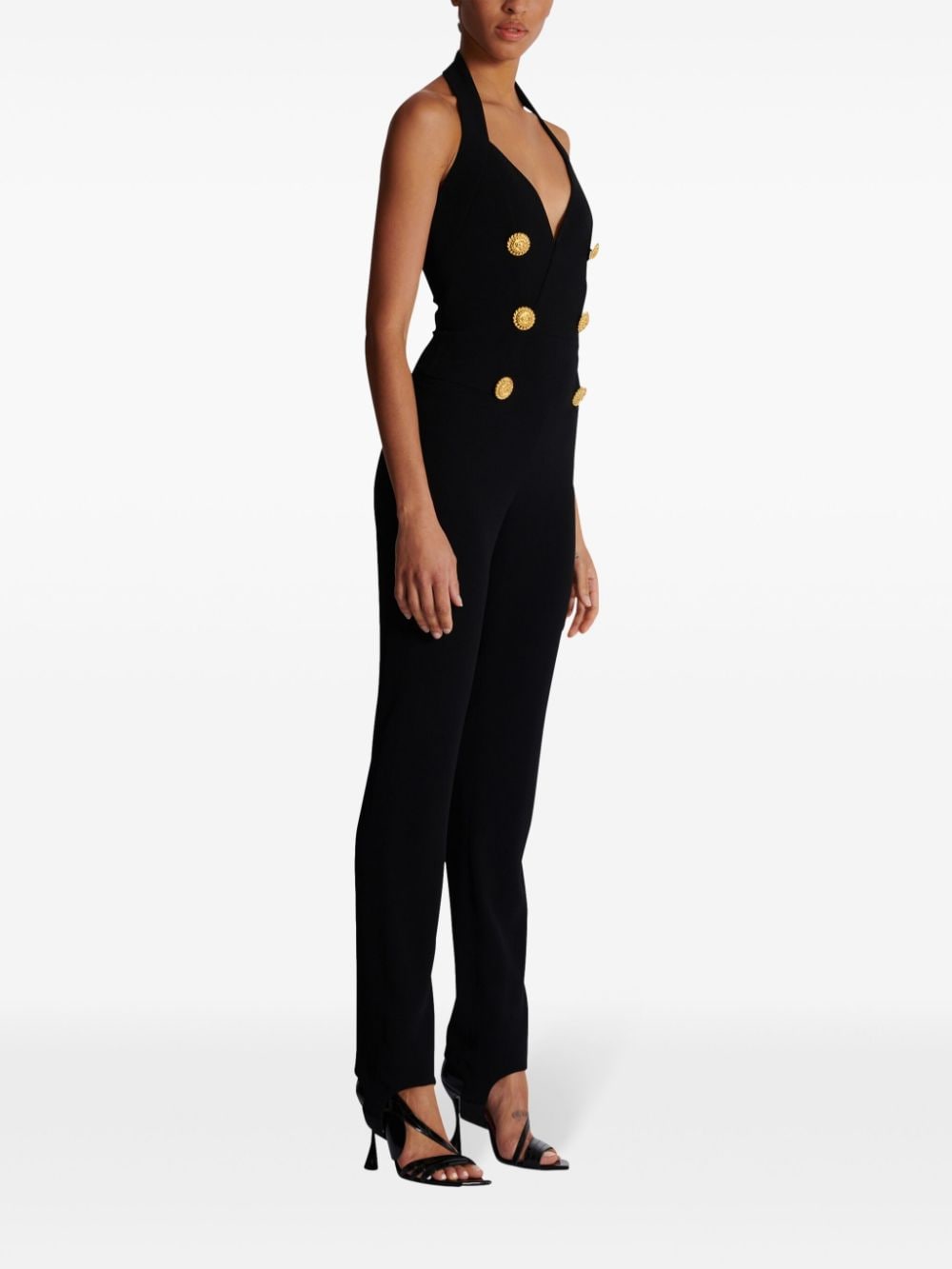 Jumpsuit Dài Nút Bấm