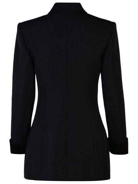 BALMAIN Elegant Peak-Lapel Wool Blazer