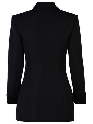 BALMAIN Elegant One-Button Wool Jacket