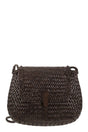 DRAGON Medium City Crossbody Handbag - Woven Leather