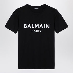 BALMAIN Organic Cotton Logo Tee