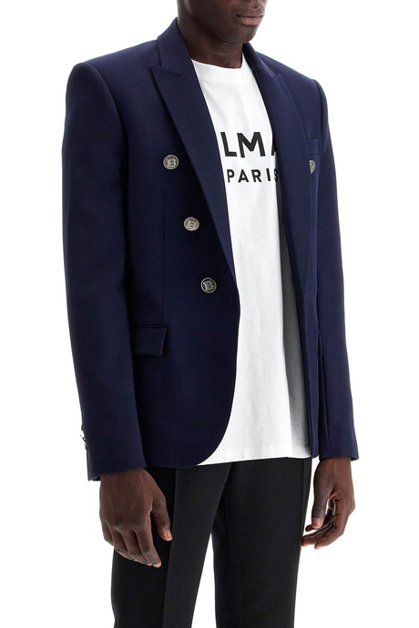 BALMAIN Elite Six-Button Slim Fit Wool Jacket