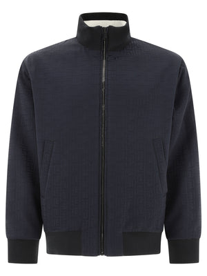 BALMAIN Men's Reversible Monogram Bomber Jacket