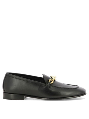 JIMMY CHOO Stunning Black Moccasins for Women in Luxurious Leather