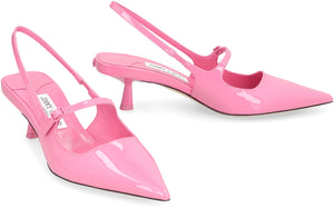 JIMMY CHOO Candy Pink Patent Leather Slingback Pumps