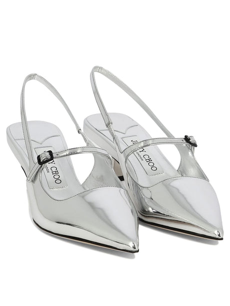 JIMMY CHOO Gray Slingback Pumps for Women from FW24 Collection