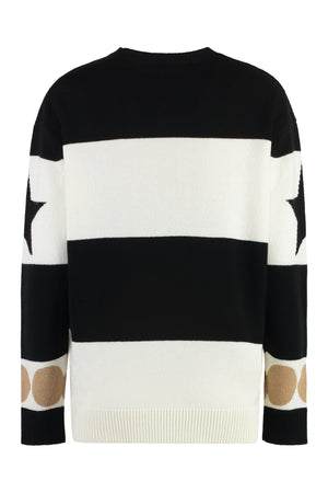 MAX MARA Wool and Cashmere Striped Sweater