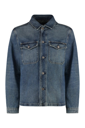 TOM FORD Men's Blue Denim Jacket