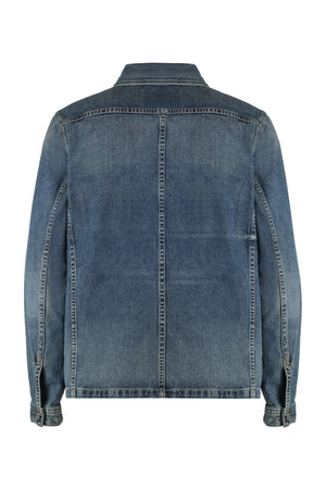 TOM FORD Men's Blue Denim Jacket