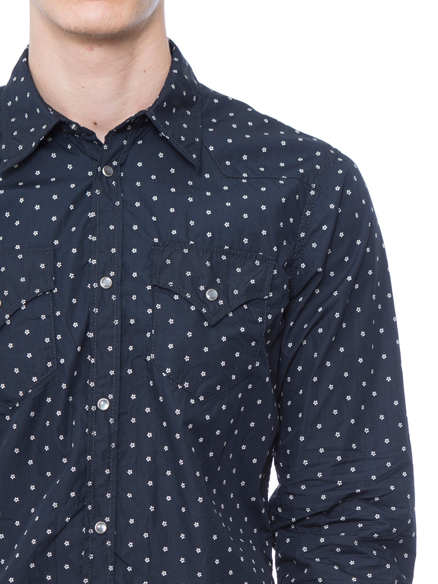 DSQUARED2 Patterned Western Shirt in Blue for Men - FW18 Collection