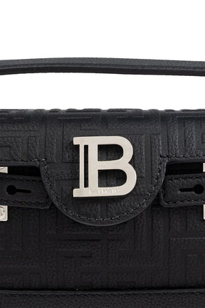 BALMAIN Mini Monogrammed Calfskin Handbag