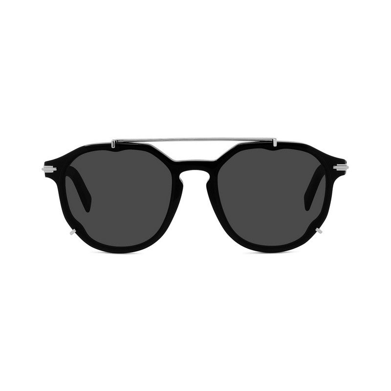 DIOR HOMME Sleek Acetate Sunglasses - Shiny Black Frame