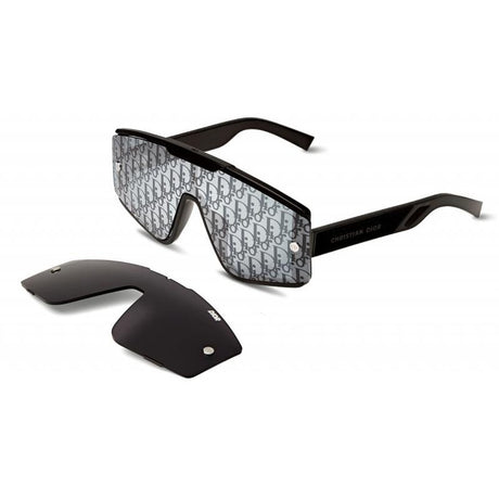 DIOR HOMME Men's Shiny Black Sunglasses - Premium Acetate Frames for a Fashionable Look in 2024