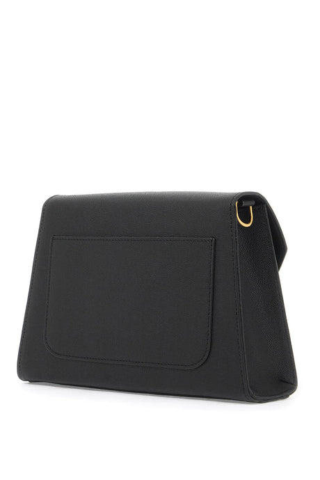 BALMAIN Elegant Emblem Leather Clutch