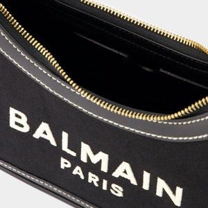 BALMAIN Chic Mini Canvas Shoulder Bag