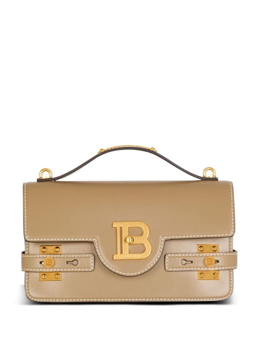 BALMAIN Shoulder Bag with Golden Logo - Fall/Winter 2024