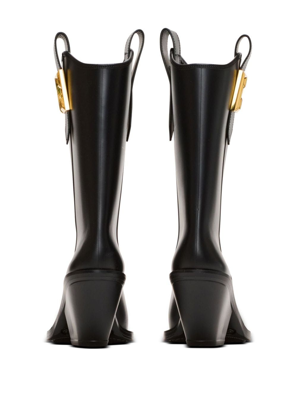 BALMAIN Chic Noir Ankle Boots