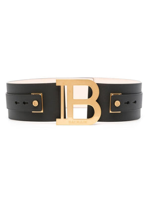 BALMAIN Elegant 7.5CM Women's Leather Belt