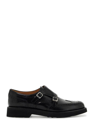 CHURCH'S Wool Monk Strap Loafers