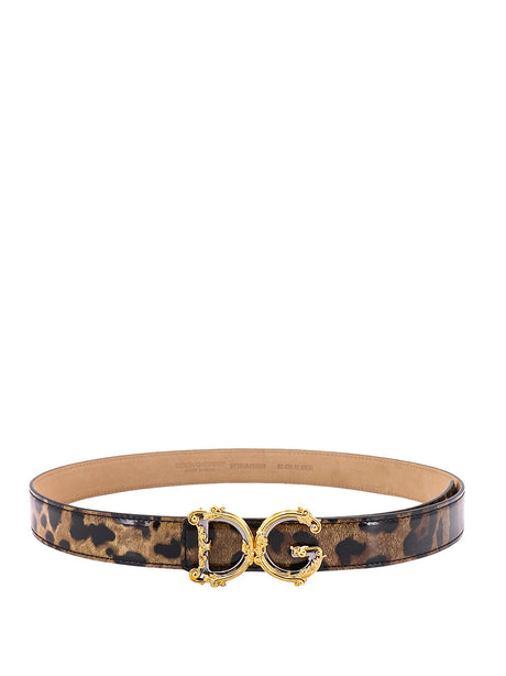 DOLCE & GABBANA Leather Belt 0.79 Height for Women