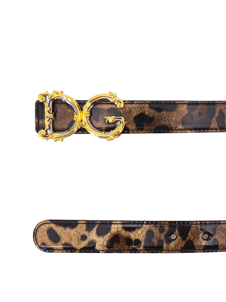 DOLCE & GABBANA Leather Belt 0.79 Height for Women