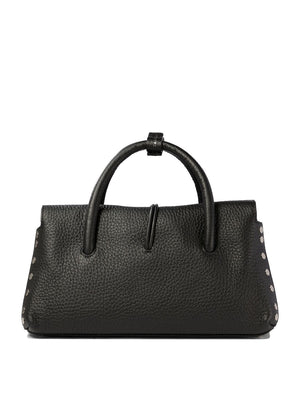 ZANELLATO Mini Leather Handbag with Distinctive Design