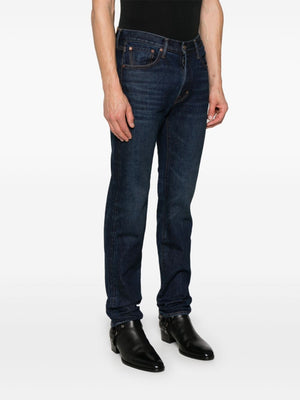 TOM FORD Navy Standard Fit Straight Leg Denim Jeans