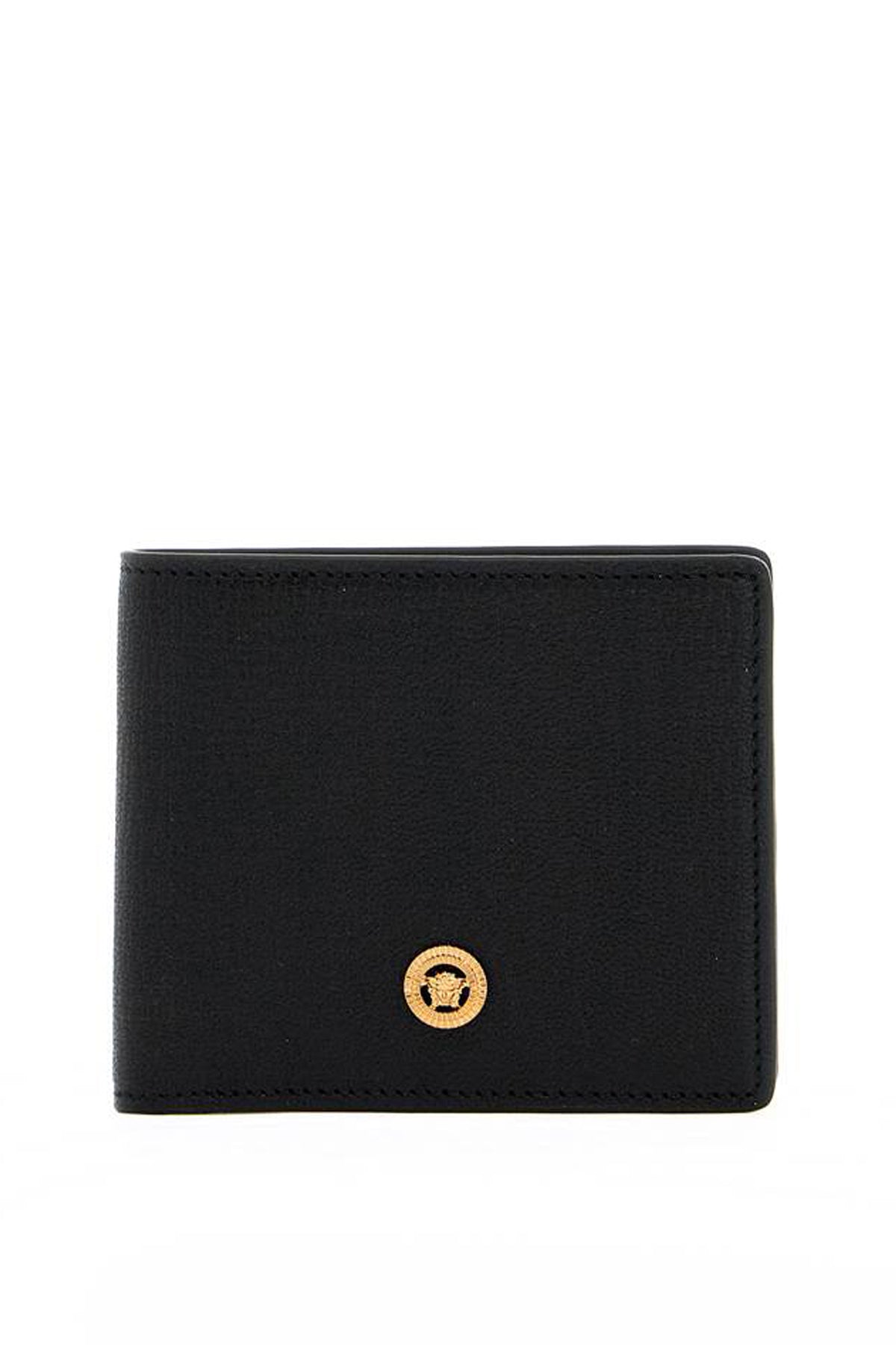 VERSACE Medusa Biggie Leather Bi-Fold Wallet