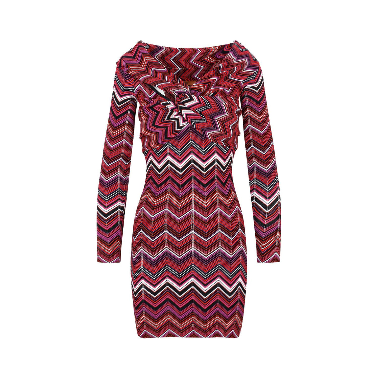 MISSONI Multicolour Short Dress for Women - FW23 Collection