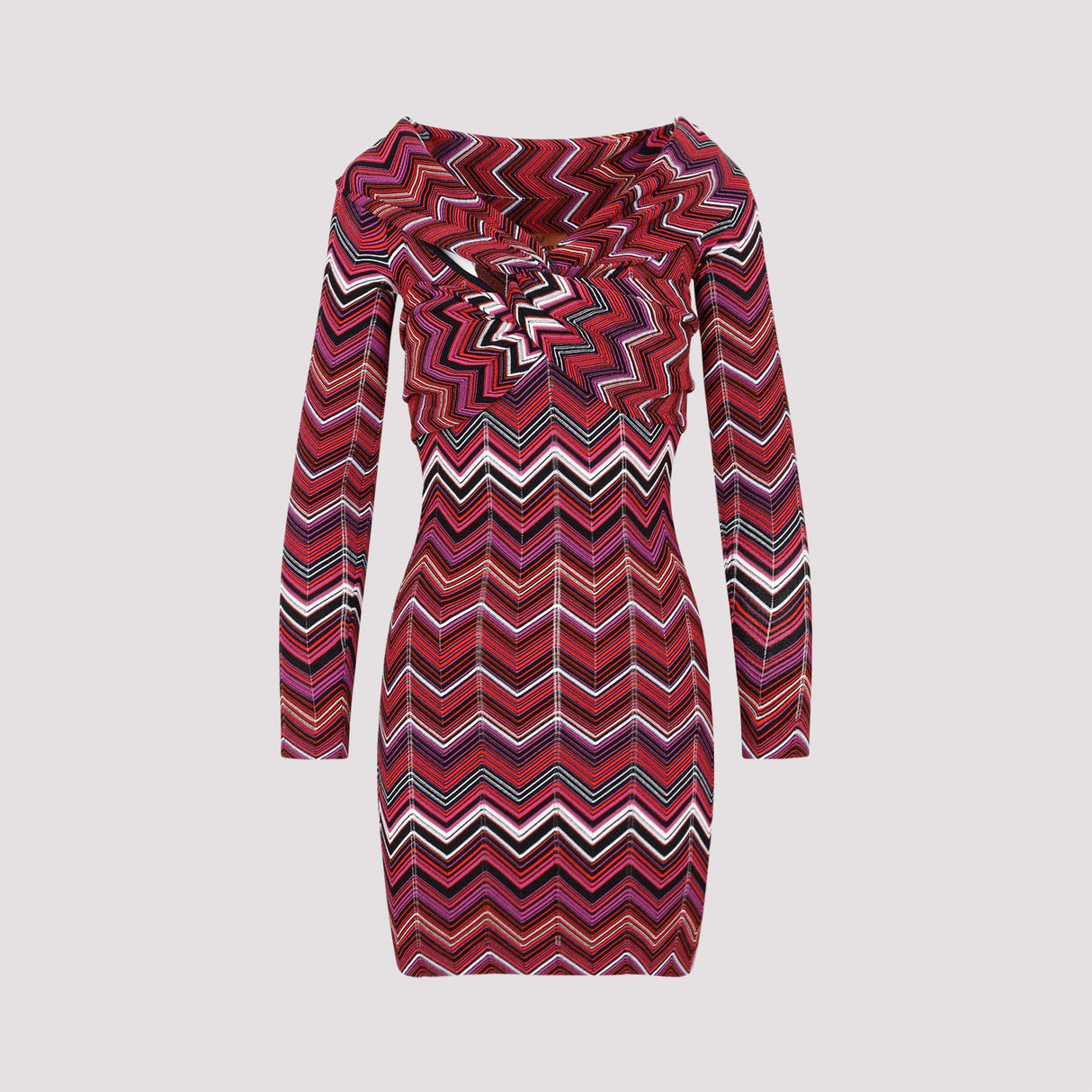 MISSONI Multicolour Short Dress for Women - FW23 Collection