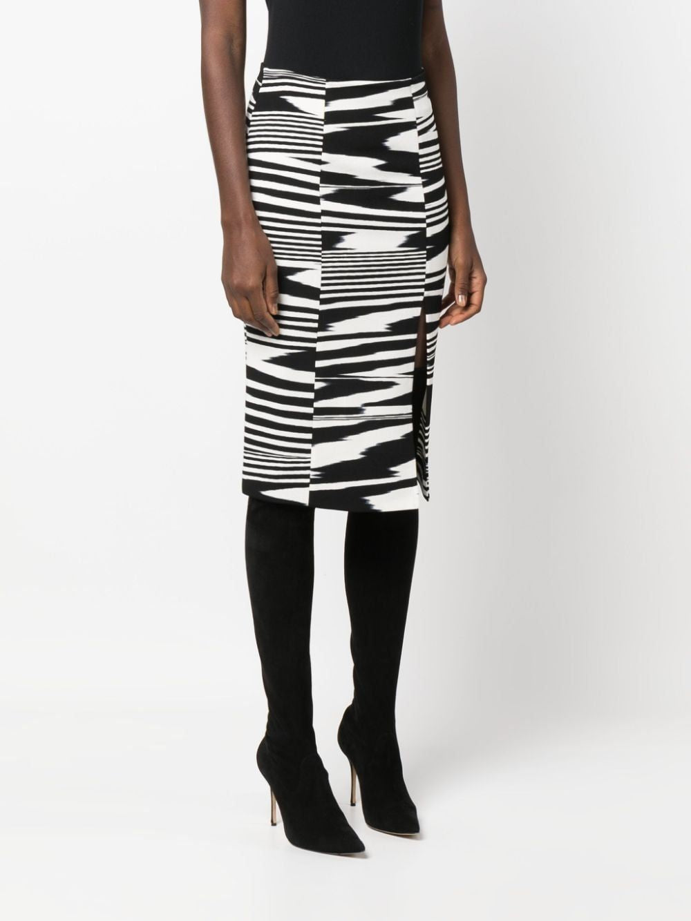 MISSONI Abstract Pattern Midi Skirt for Women